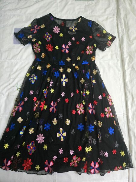 Floral Embroidered Dress