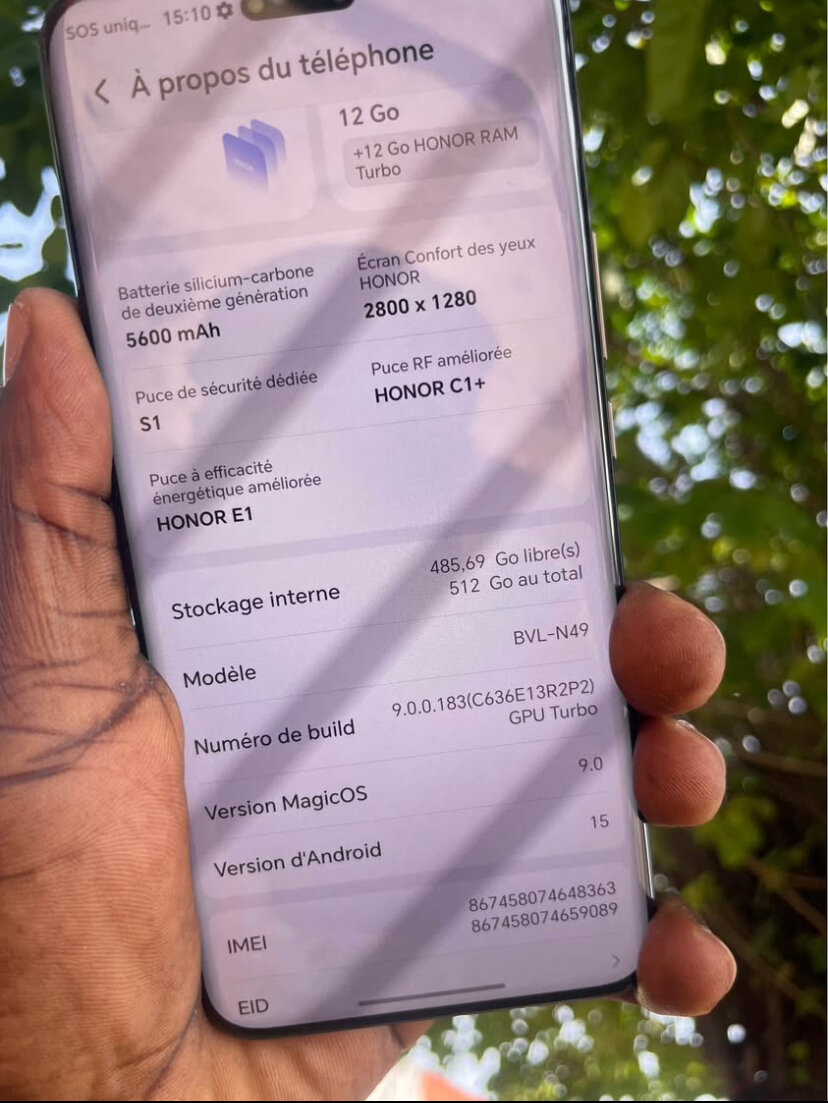 HONOR Magic6 Pro Smartphone 12Go RAM