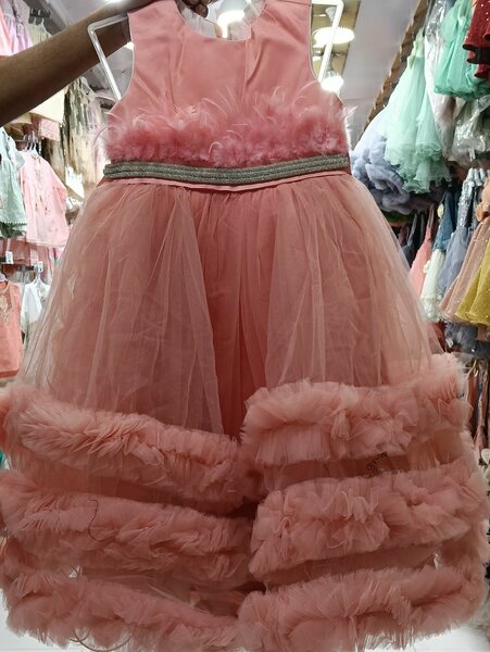 Frock with selves and trouser