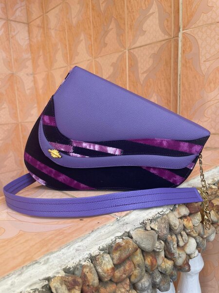 Sac à main élégant en pagne