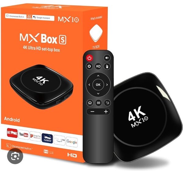 MX Box S TV Box Android 4K Ultra HD