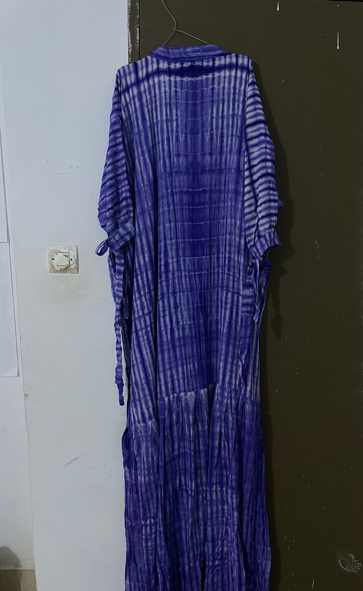 Robe Maxi Longue Bleue Bohème