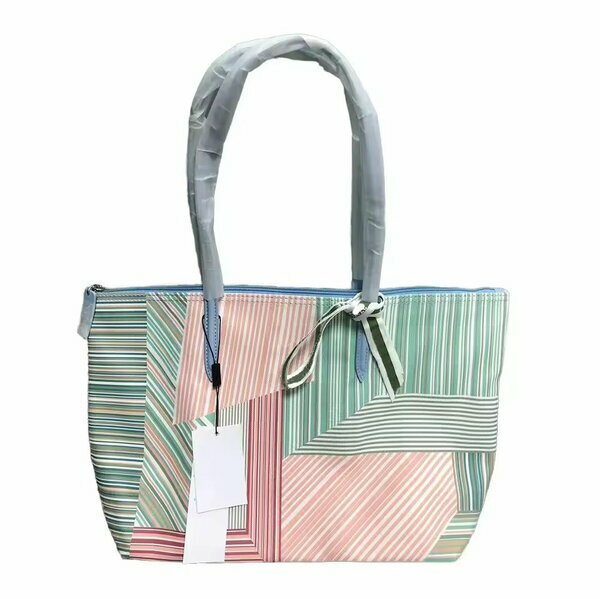 Sac cabas patchwork rayé femme