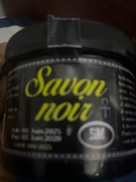 Savon Noir Exfoliant Naturel