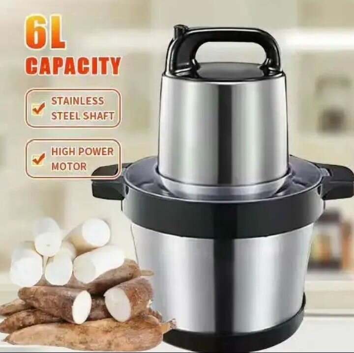 Hachoir électrique 6L inox