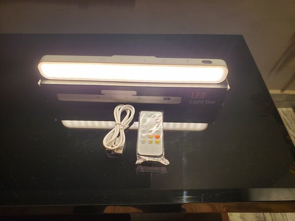 Rechargeable LED Light Bar, Touch & Remote Control