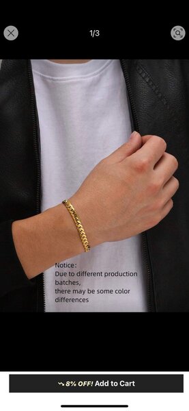 Bracelet en acier inoxydable