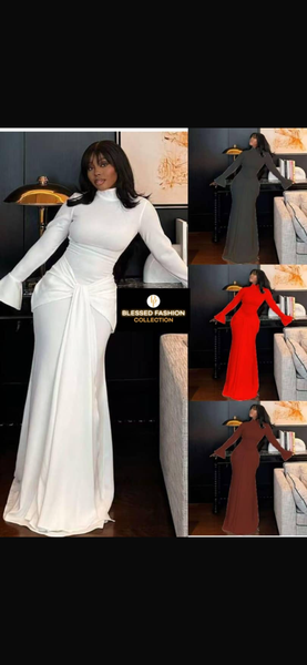 Robe Élégante Longue Femme