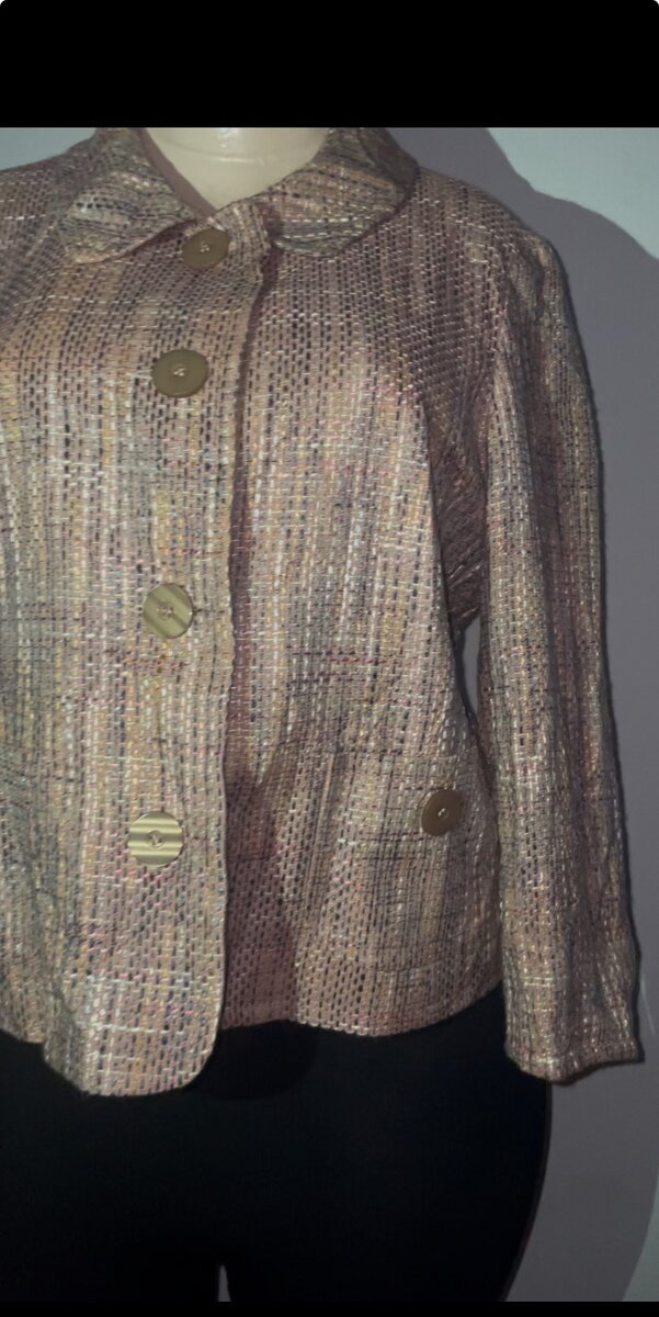 Veste en tissu texturé