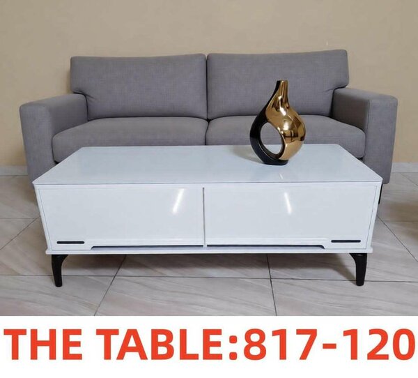 Table basse moderne blanche