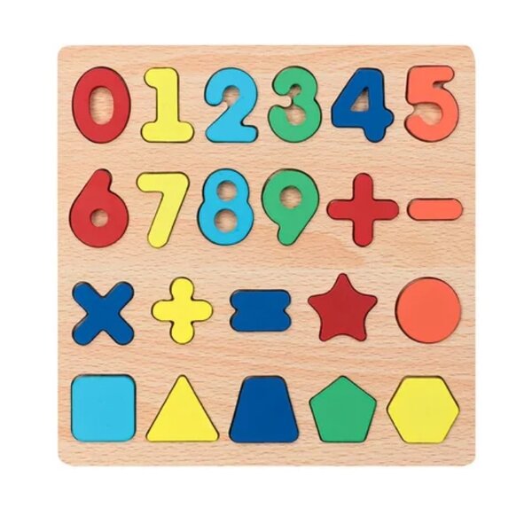 Puzzle en bois éducatif