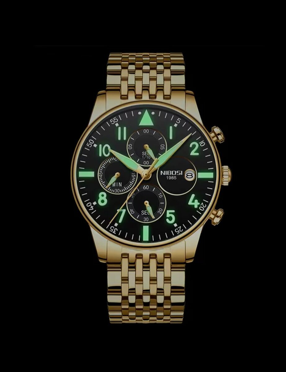 Montre chronographe élégante