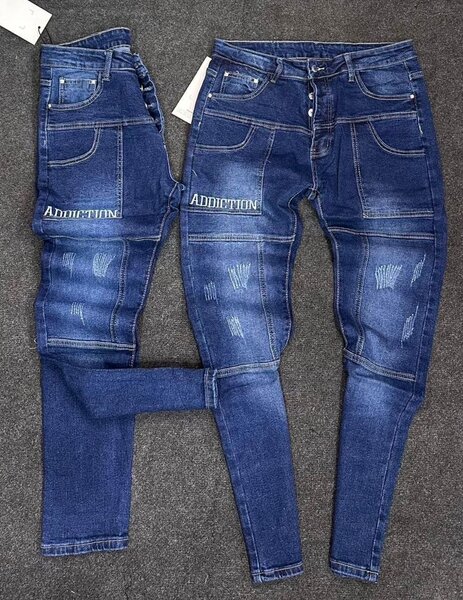 Jeans slim délavés