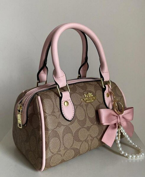 Sac à main femme luxe Coach marron