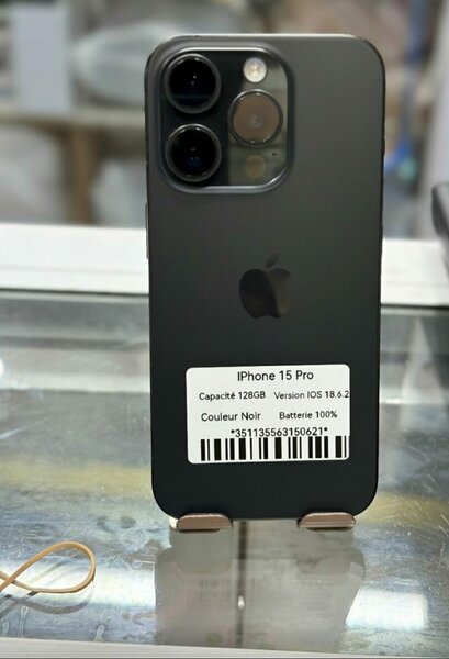 iPhone 15 Pro 128 Go Noir