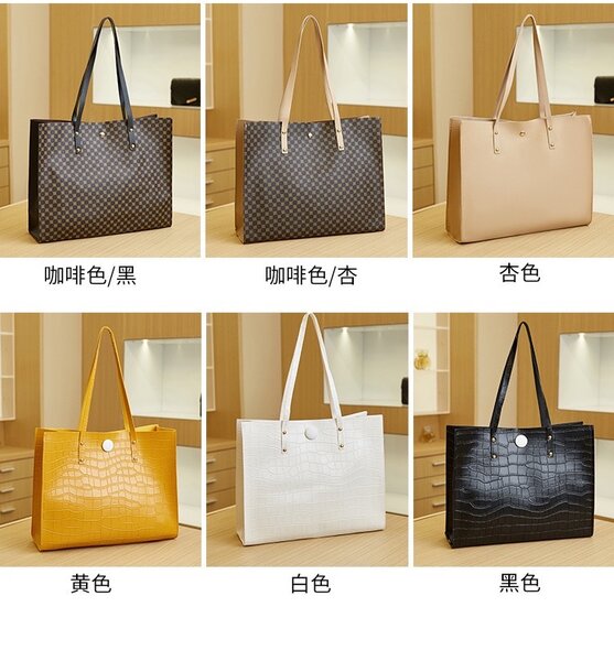 Quality leather tote bag