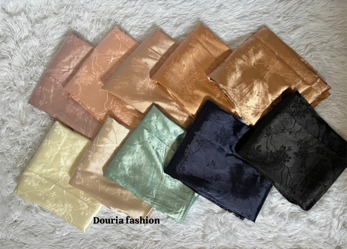 Voile satiné floral (1)