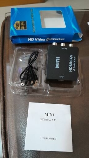 HDMI-compatible To AV RCA Adapter HDMI-compatible RCA AV CVS