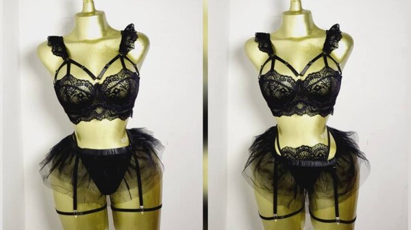 Ensemble lingerie sexy en dentelle