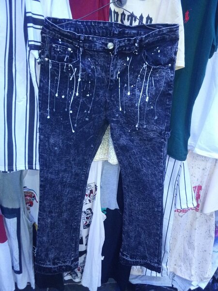 Jeans délavés élégants grosBas