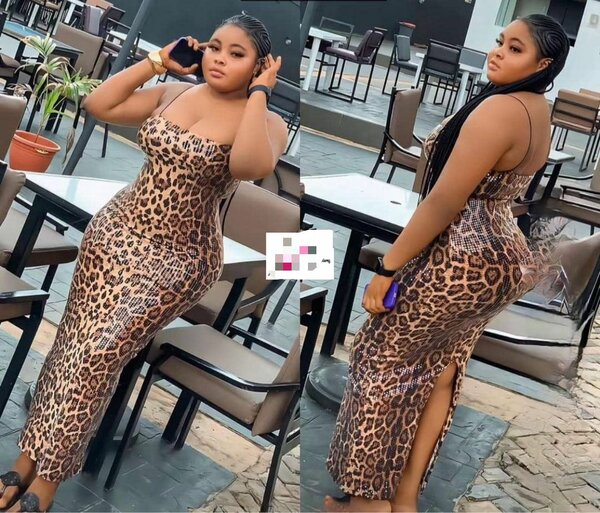 Robe longue imprimé léopard pour femme