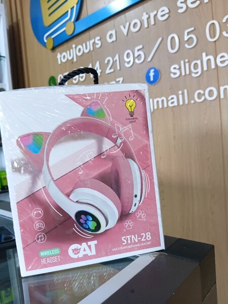 Casque Écouteurs OREILLES Chat