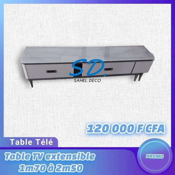 Table TV extensible moderne