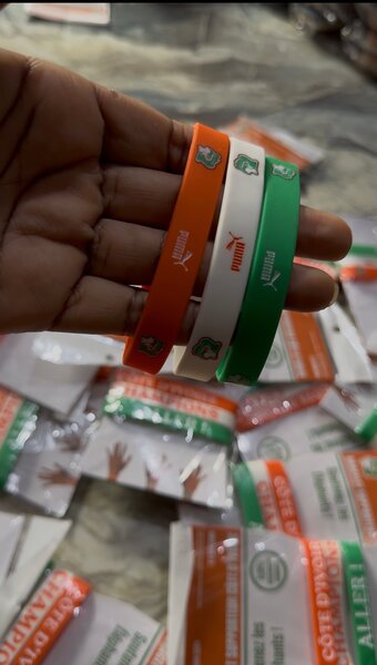 Bracelets en silicone colorés