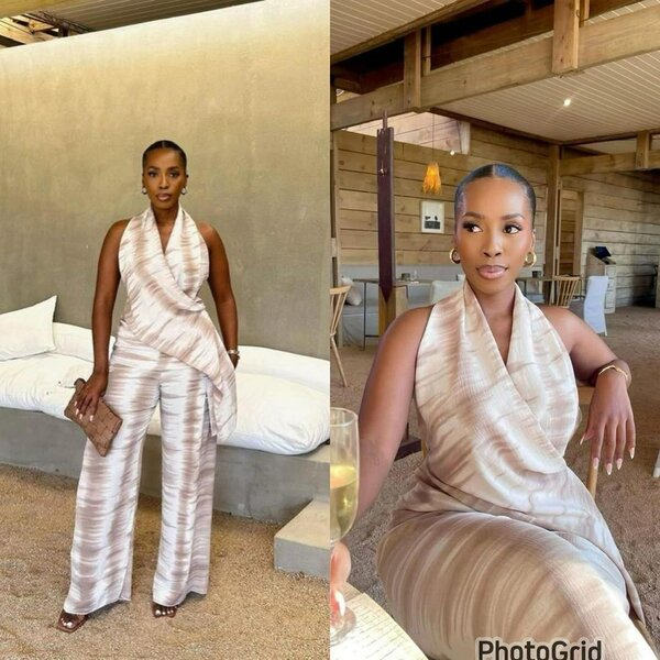 Ensemble élégant sans manches