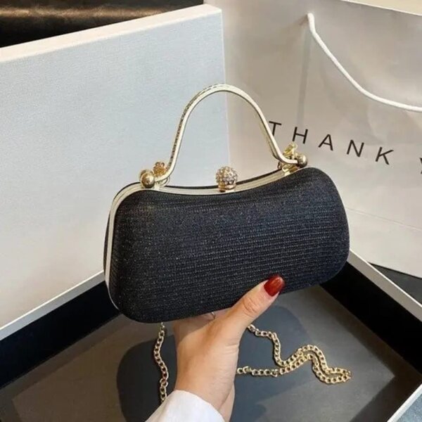 Sac à main noir élégant