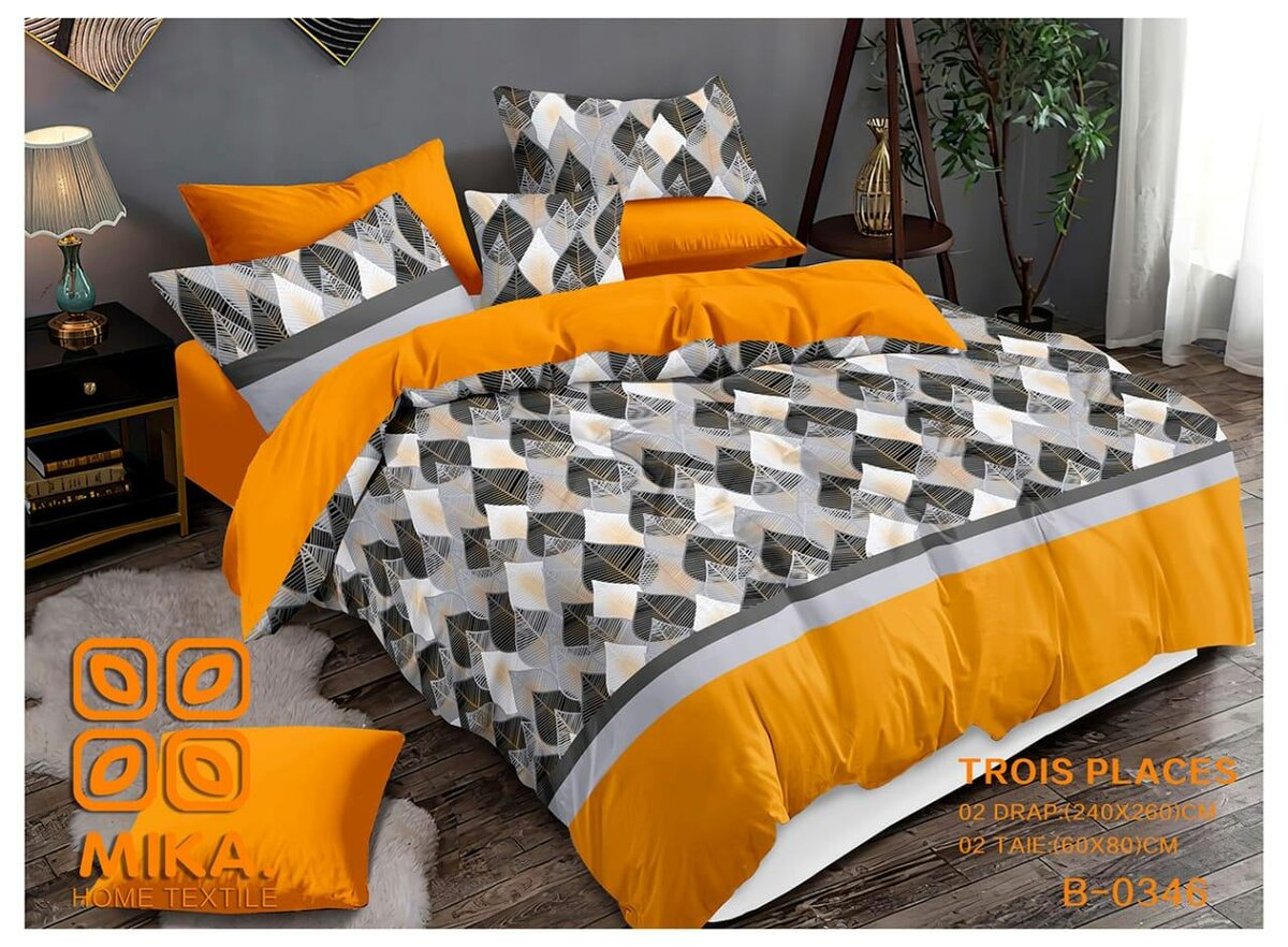 Parure de Lit Moderne Géométrique