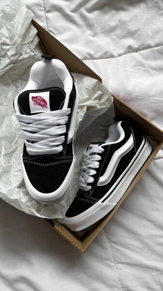 Classic Black and White Sneakers