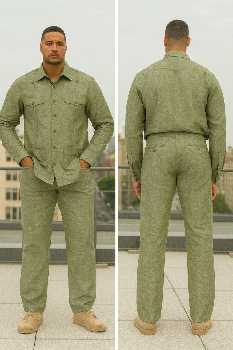 Ensemble  Homme en Lin