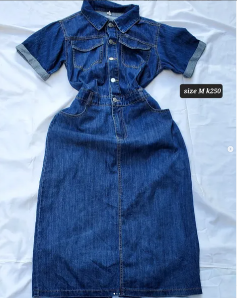 denim dress