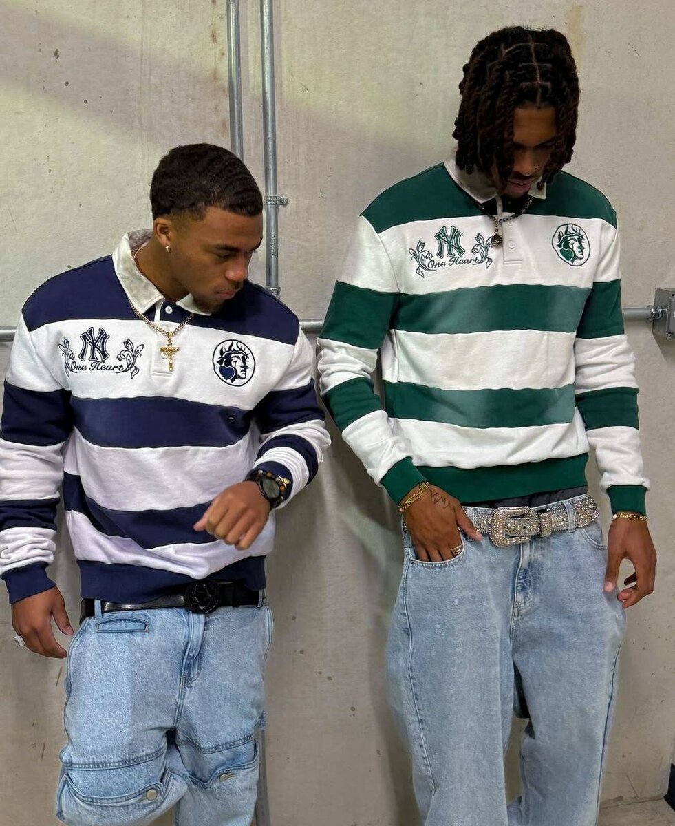 Pull rugby rayé tendance