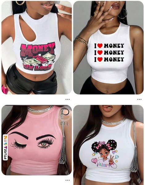Crop-tops personnalisé