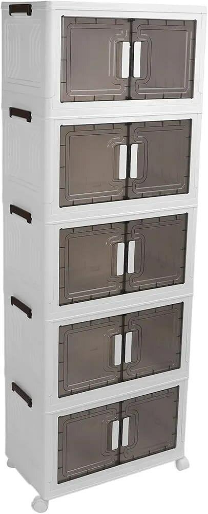 Placard de rangement, Armoire de rangement robuste avec 4 ro