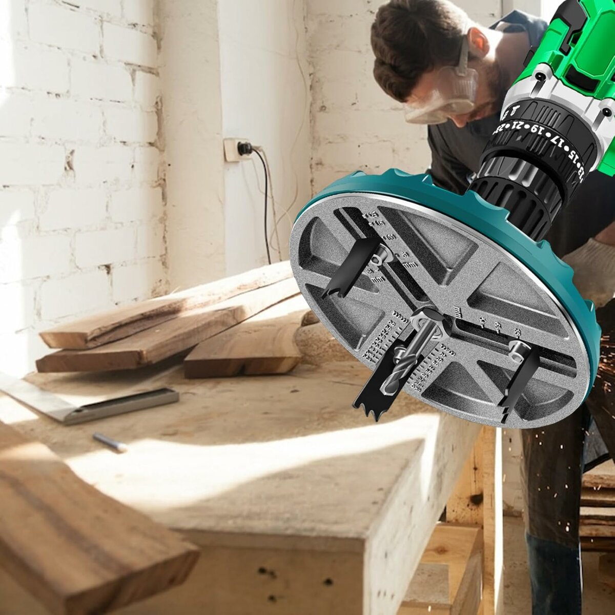 Scie cloche réglable multi-usages