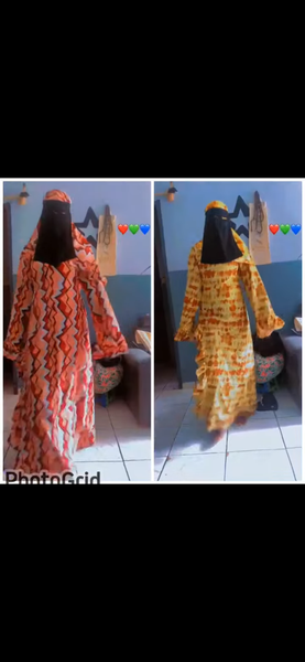 Robes longues colorées imprimées