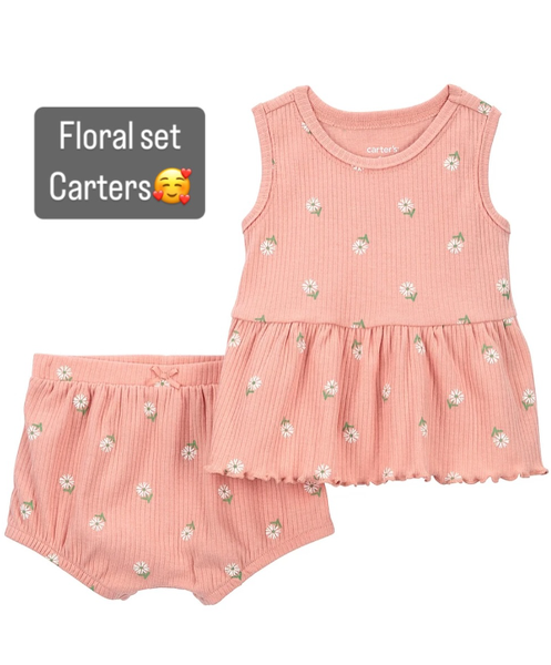 Floral set Carters Size 3m