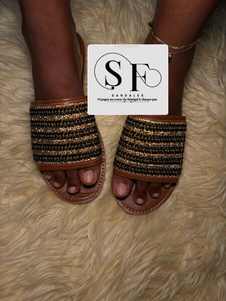 Sandales sénégalaise élégant