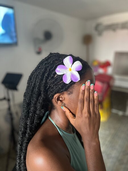 Accessoire pour cheveux fleur