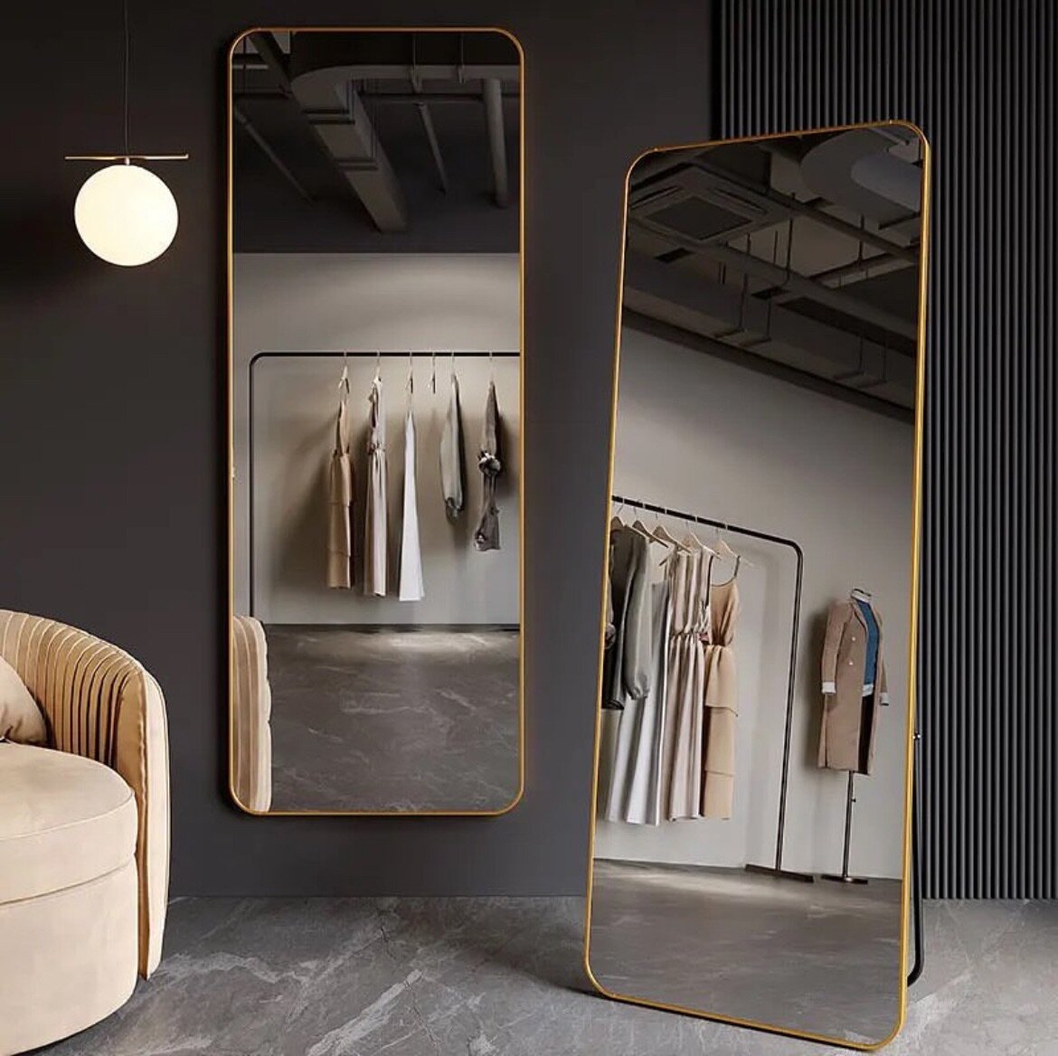 Long standing mirror