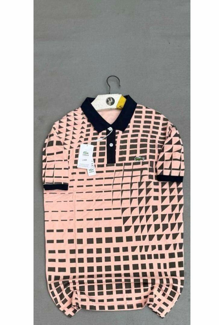 Polo à motif géométrique élégant