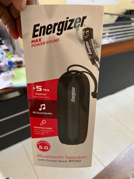 ENERGIZER BTS-162 BTS Portable Bluetooth Speaker, IPX6 Water