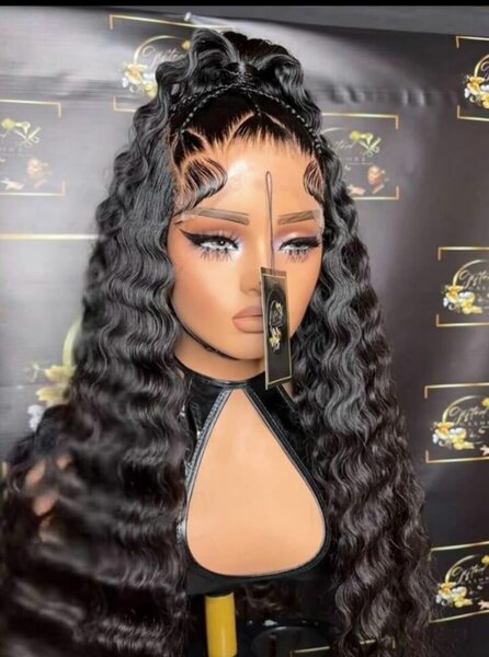 Perruque synthétique corps ondulé