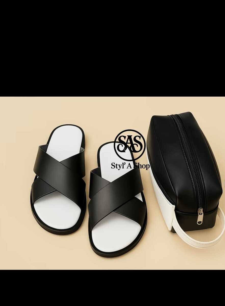 Sandales élégantes homme sac