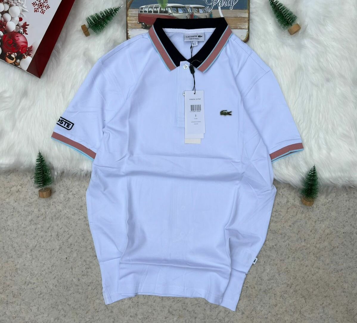 Polo Lacoste coloré homme
