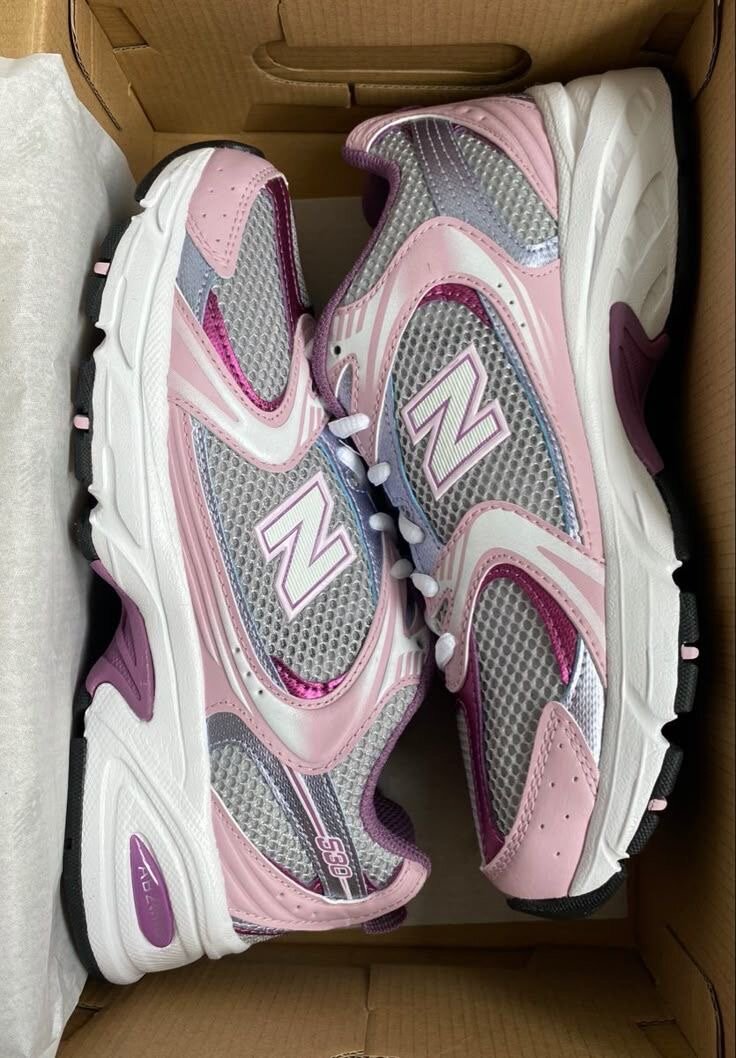New balance 530 violet blanc