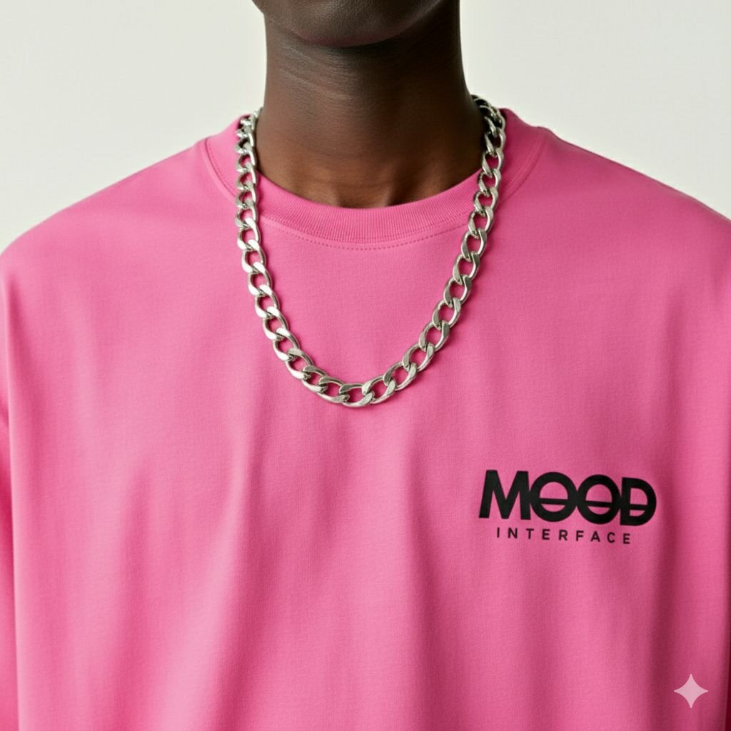 T-shirt rose MOOD Interface